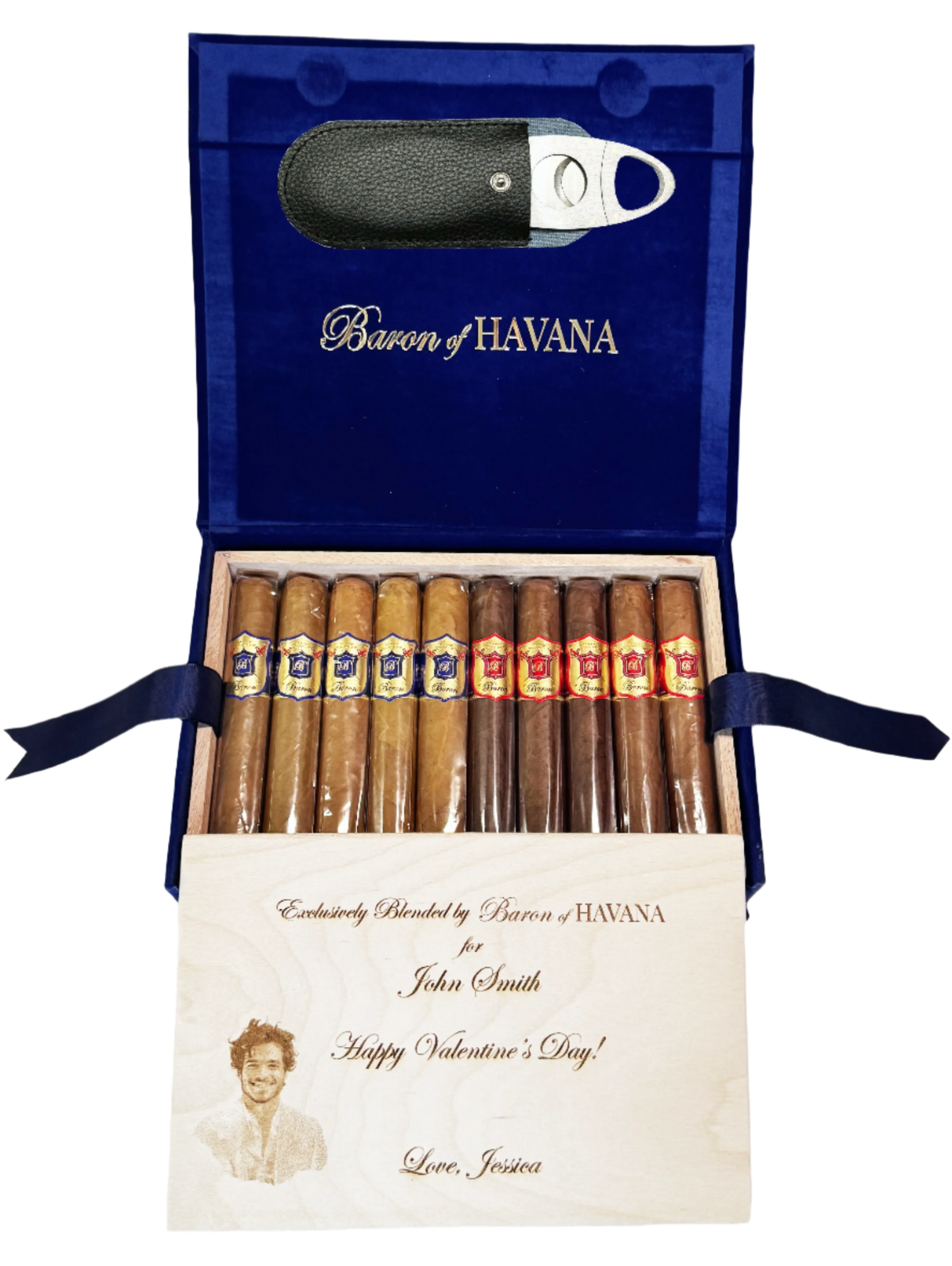 Box of 10 Ultra-Premium Cigars + Steel Cutter